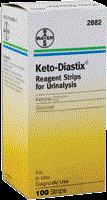 Keto-Diastix Reagent Test Strip (100 count)