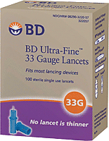 BD Ultra-Fine™  33-Gauge Lancets