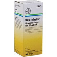 Keto-Diastix Reagent Test Strip (50 count)