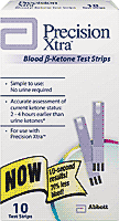 Precision Xtra®  Blood B-Ketone Test Strips